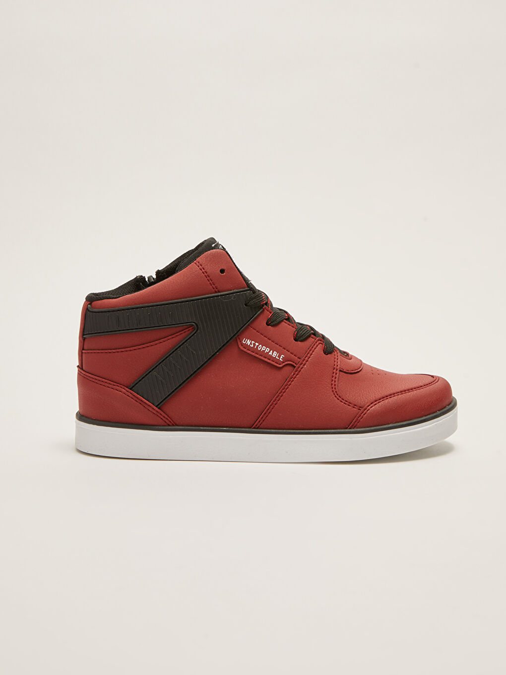 Kırmızı Bağcıklı Bilek Boy Erkek Çocuk Spor Ayakkabı-1