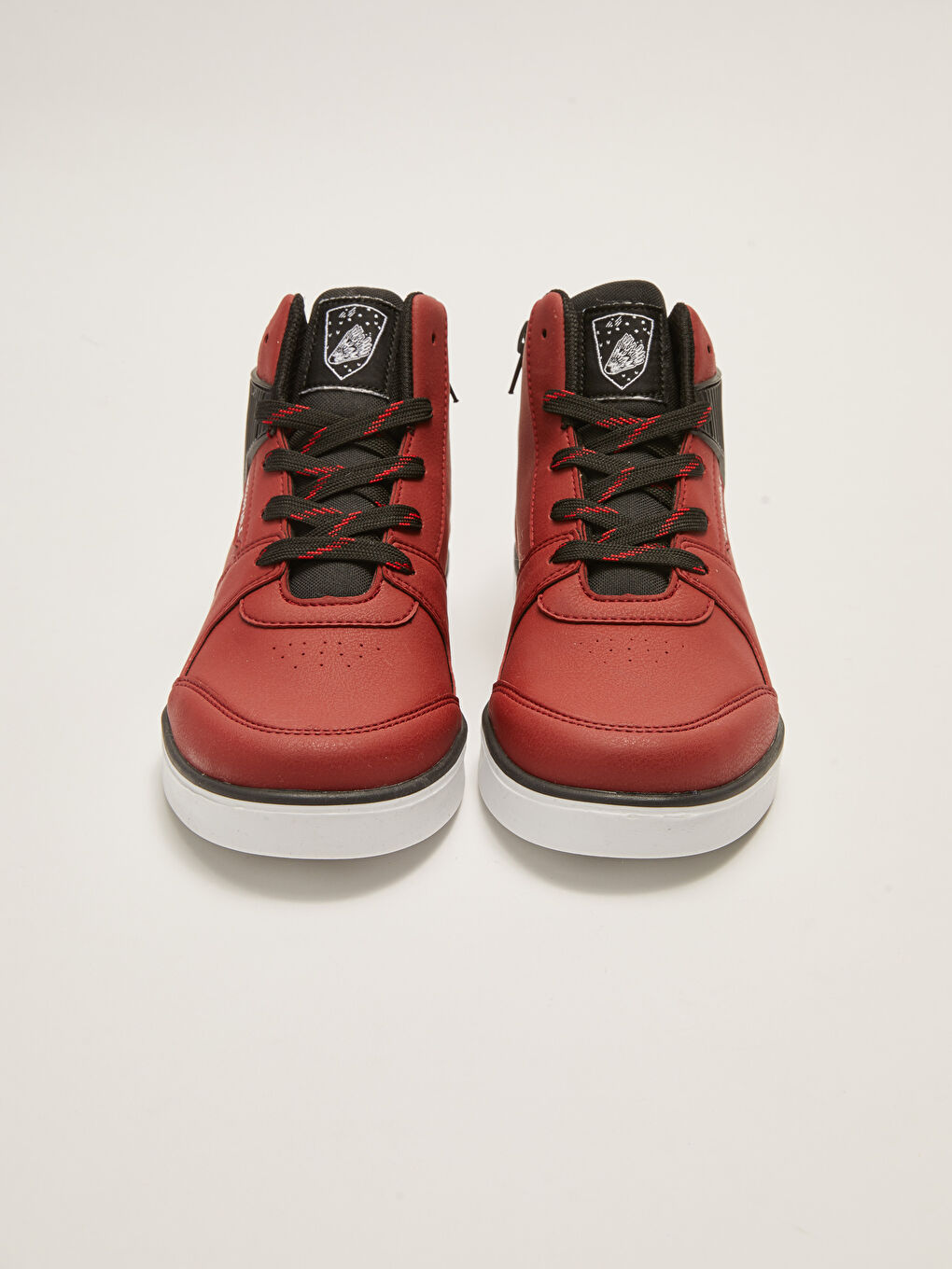 Kırmızı Bağcıklı Bilek Boy Erkek Çocuk Spor Ayakkabı-2