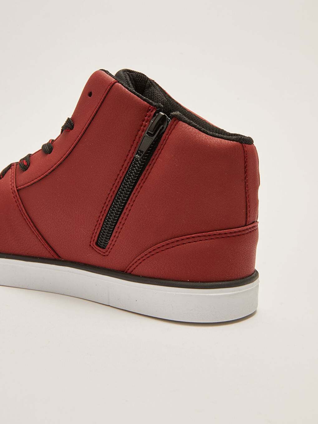 Kırmızı Bağcıklı Bilek Boy Erkek Çocuk Spor Ayakkabı-5