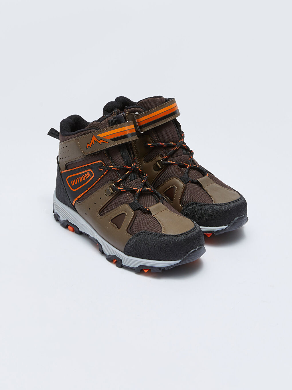 Kahverengi Cırt Cırtlı Erkek Çocuk Trekking Bot