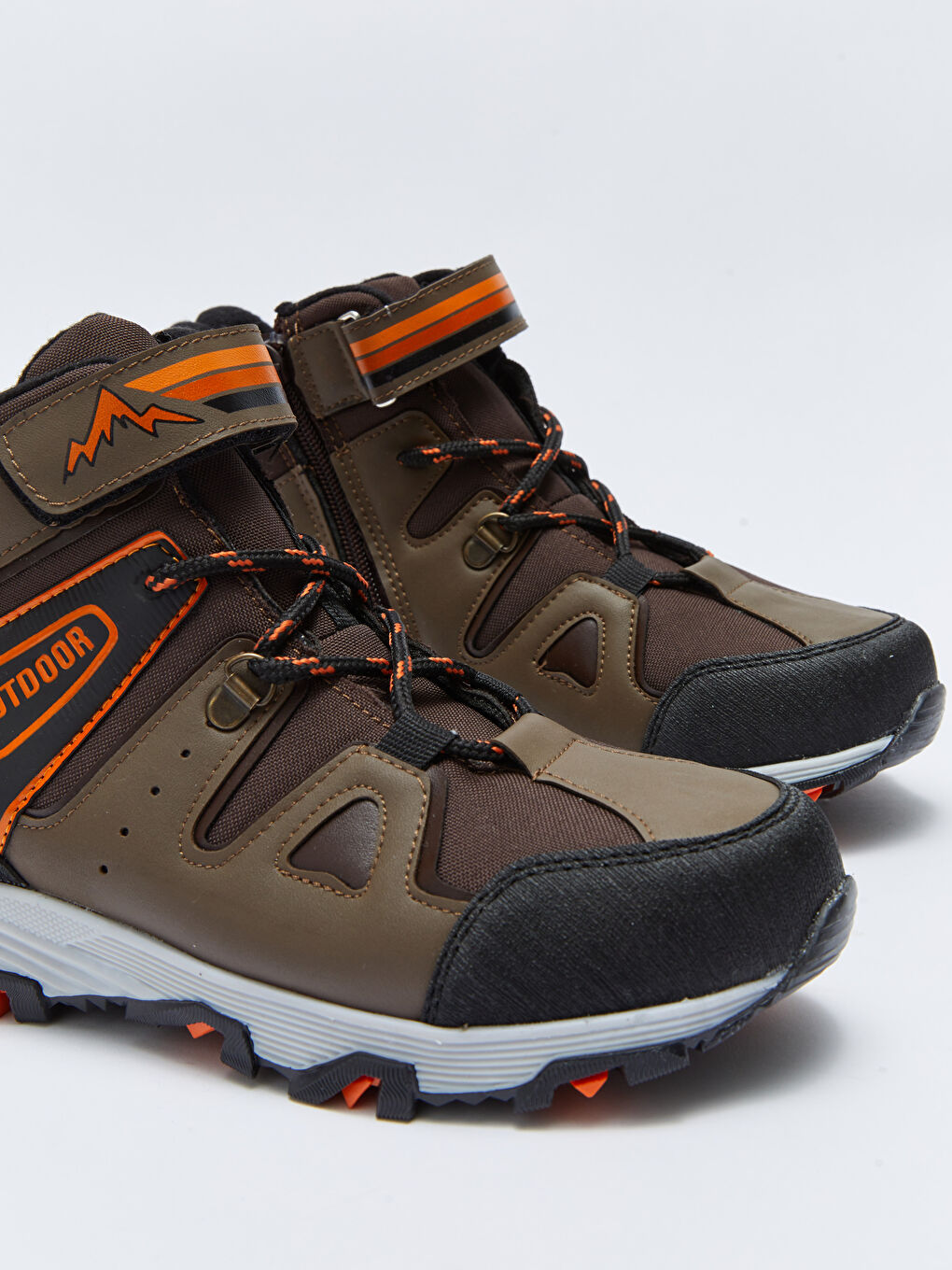 Kahverengi Cırt Cırtlı Erkek Çocuk Trekking Bot-2