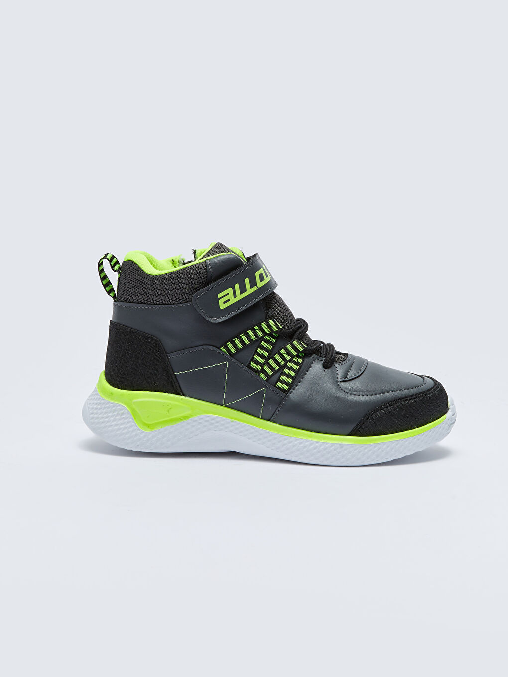 Ботинки для мальчиков с принтом и застежкой-липучкой-1