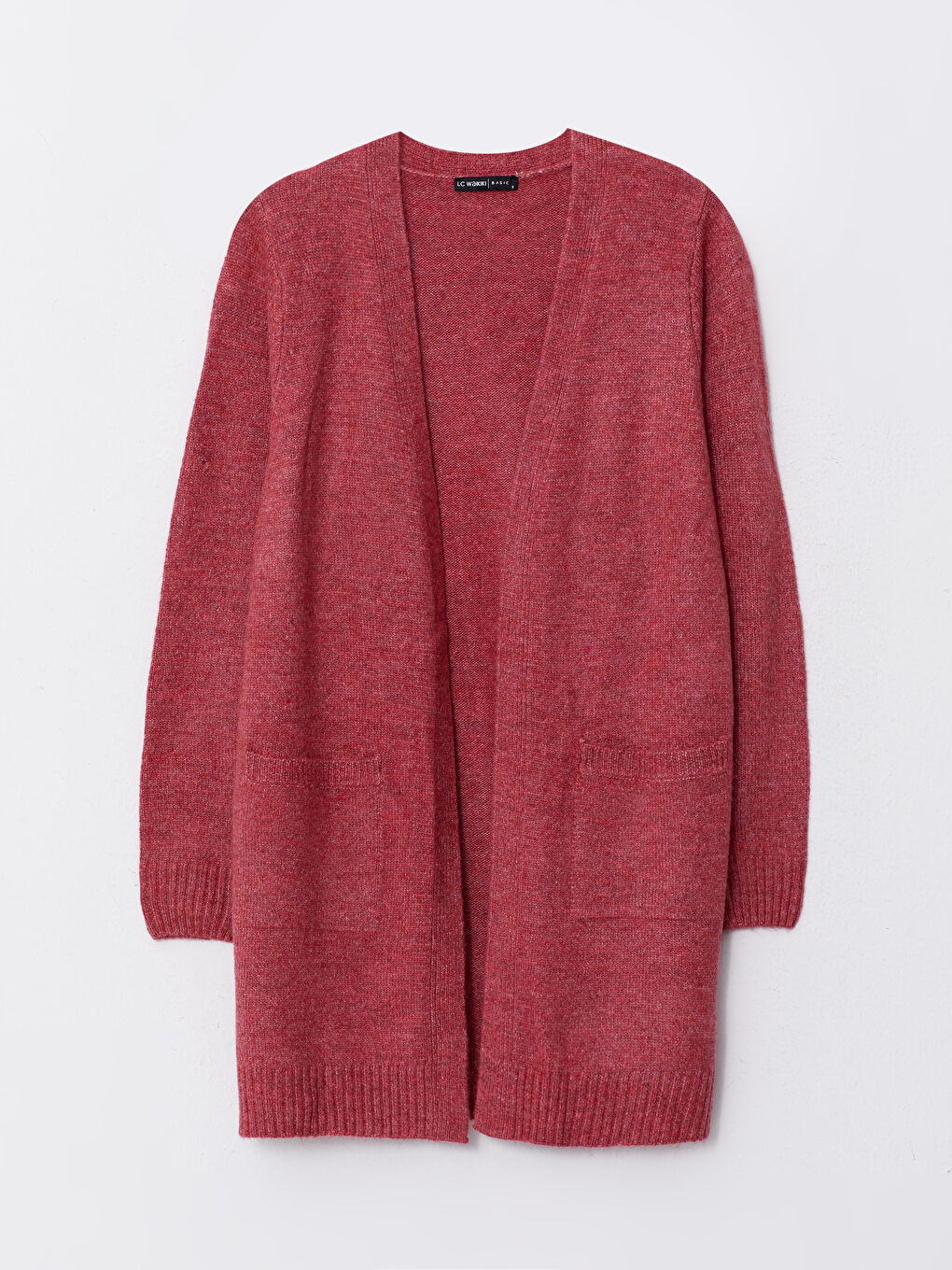 Shawl Collar Plain Long Sleeve Women's Knitwear Cardigan-5