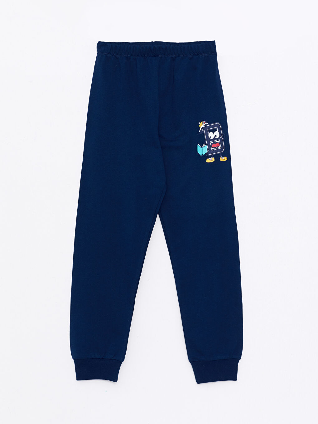 LC Waikiki Crew Neck Printed Long Sleeve Boys' Pyjama Set -W29020Z4-HNK