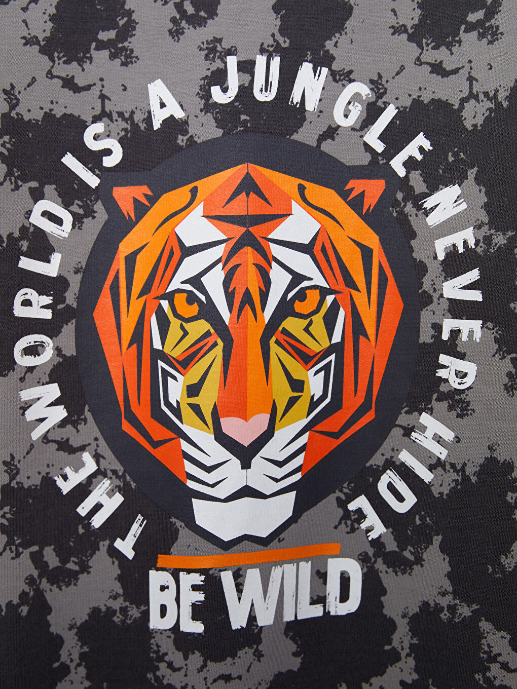 Комплект пижами с кръгло деколте, отпечатан, с дълъг ръкав за момчета-2