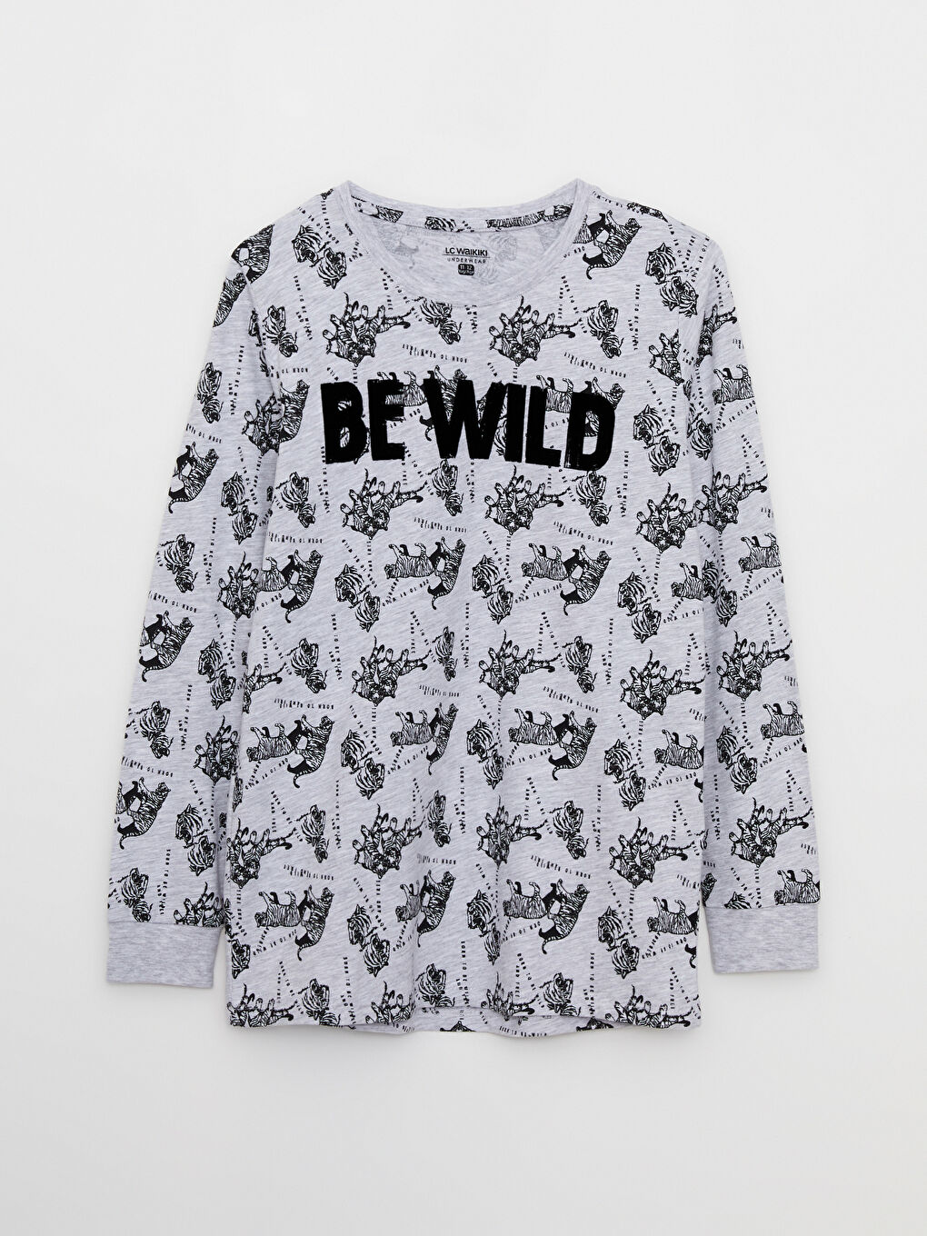 Set de Pijama pentru Băieți cu Mânecă Lungă și Imprimeu cu Guler Rotund-1