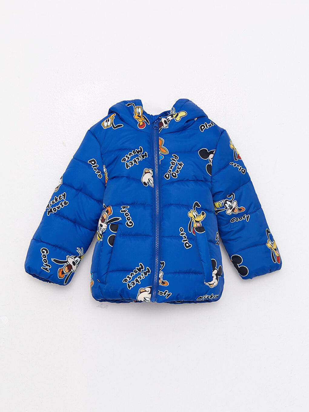 LC Waikiki Hooded Long Sleeve Disney Printed Baby Boy Coat -W29038Z1-LSJ