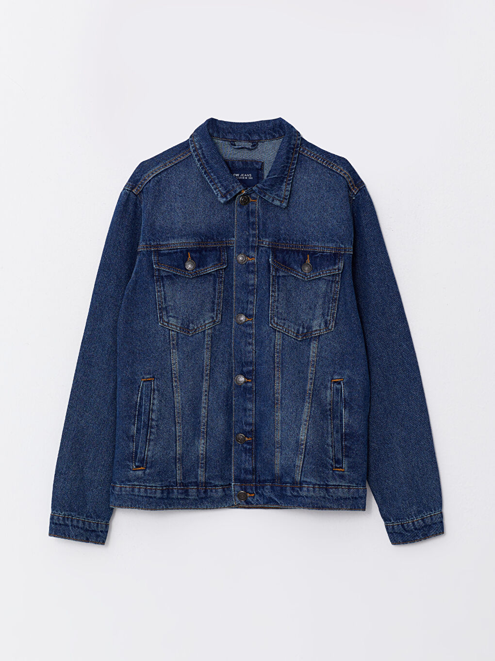 Standard Fit Men's Denim Jacket-5