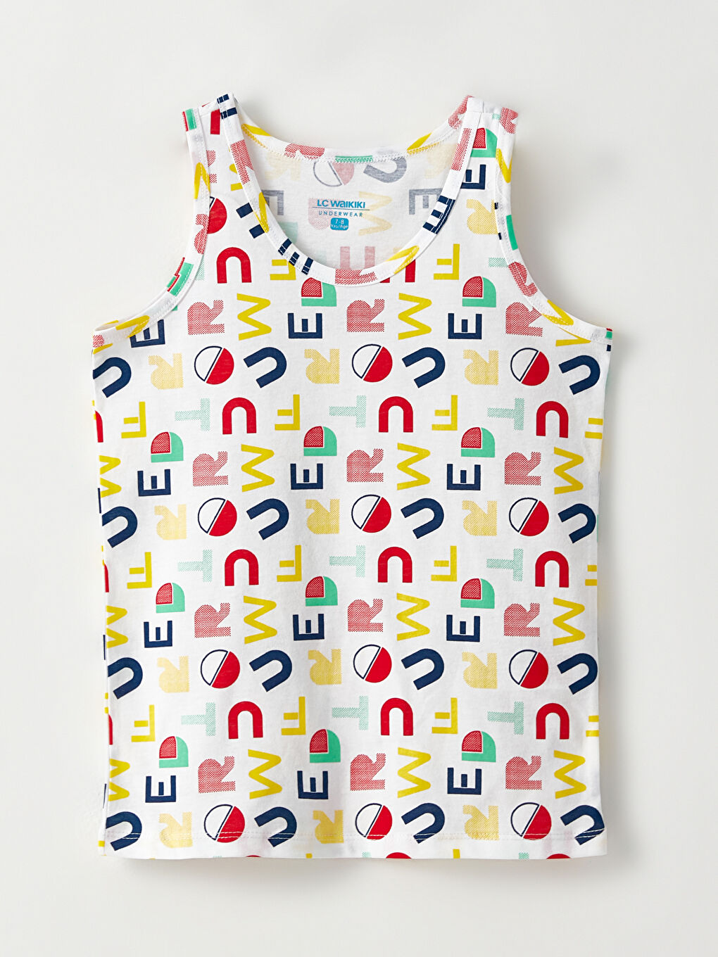 Майка для мальчиков из хлопка с круглым вырезом, 2 упаковки-2