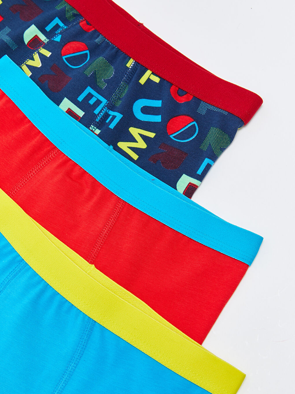 Lacivert Baskılı Pamuklu Erkek Çocuk Boxer 3'lü-2