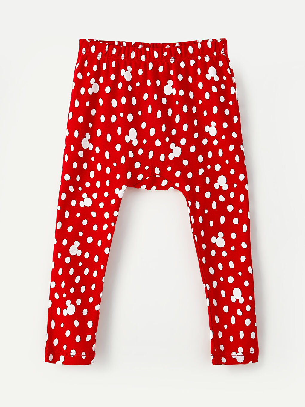 Beyaz Bisiklet Yaka Uzun Kollu Minnie Mouse Baskılı Pamuklu Kız Bebek Hastane Çıkış Seti-2