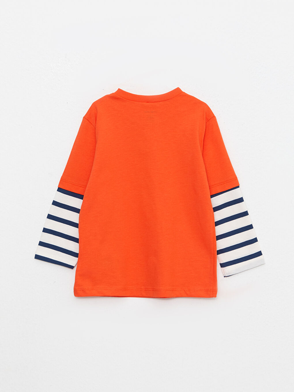 Crew Neck Long Sleeve Baby Boys' T-Shirt-1