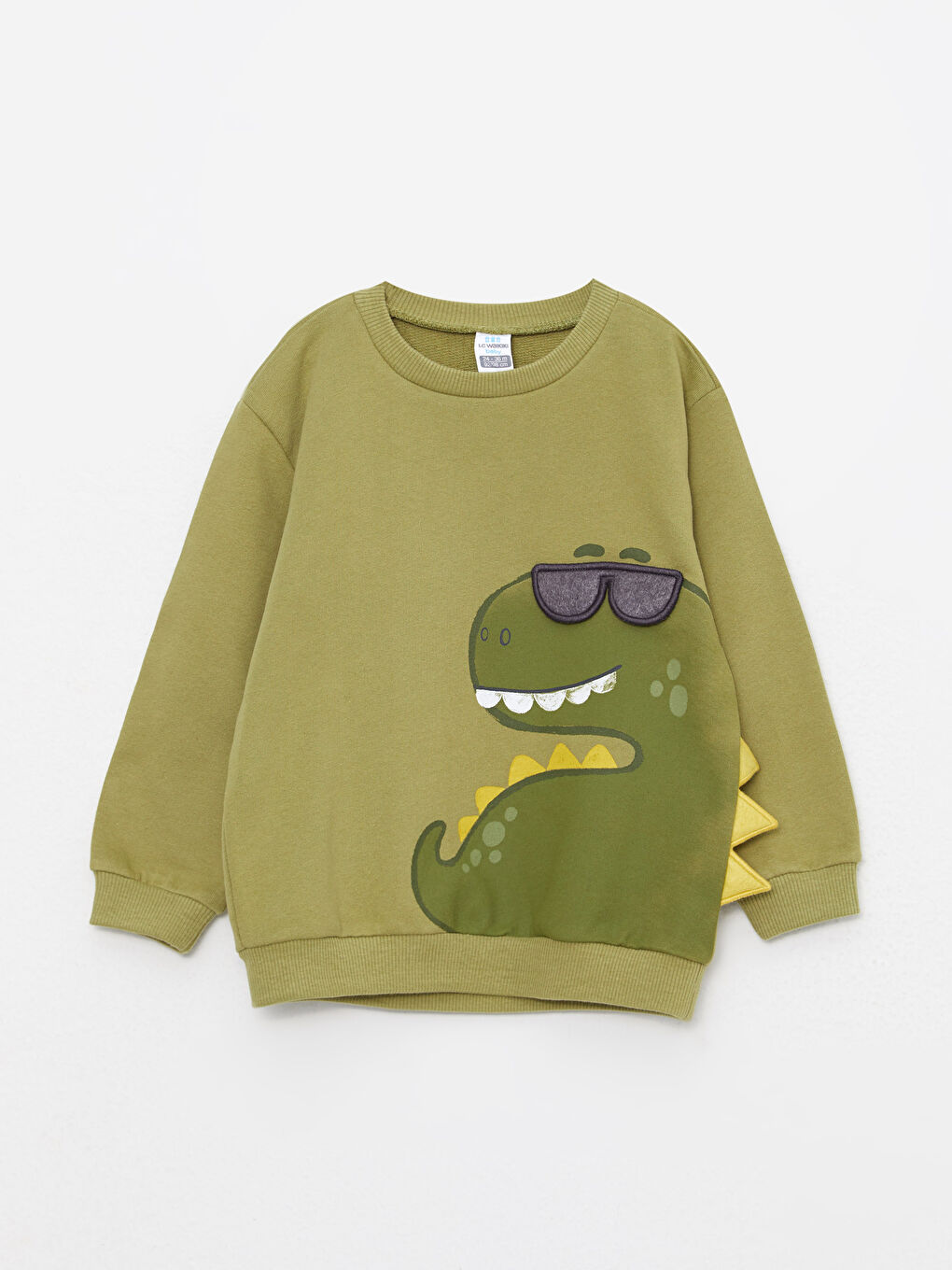 LCW baby Rundhalsausschnitt Langarm Bedrucktes Baby Jungen Sweatshirt -W29096Z1-GNK