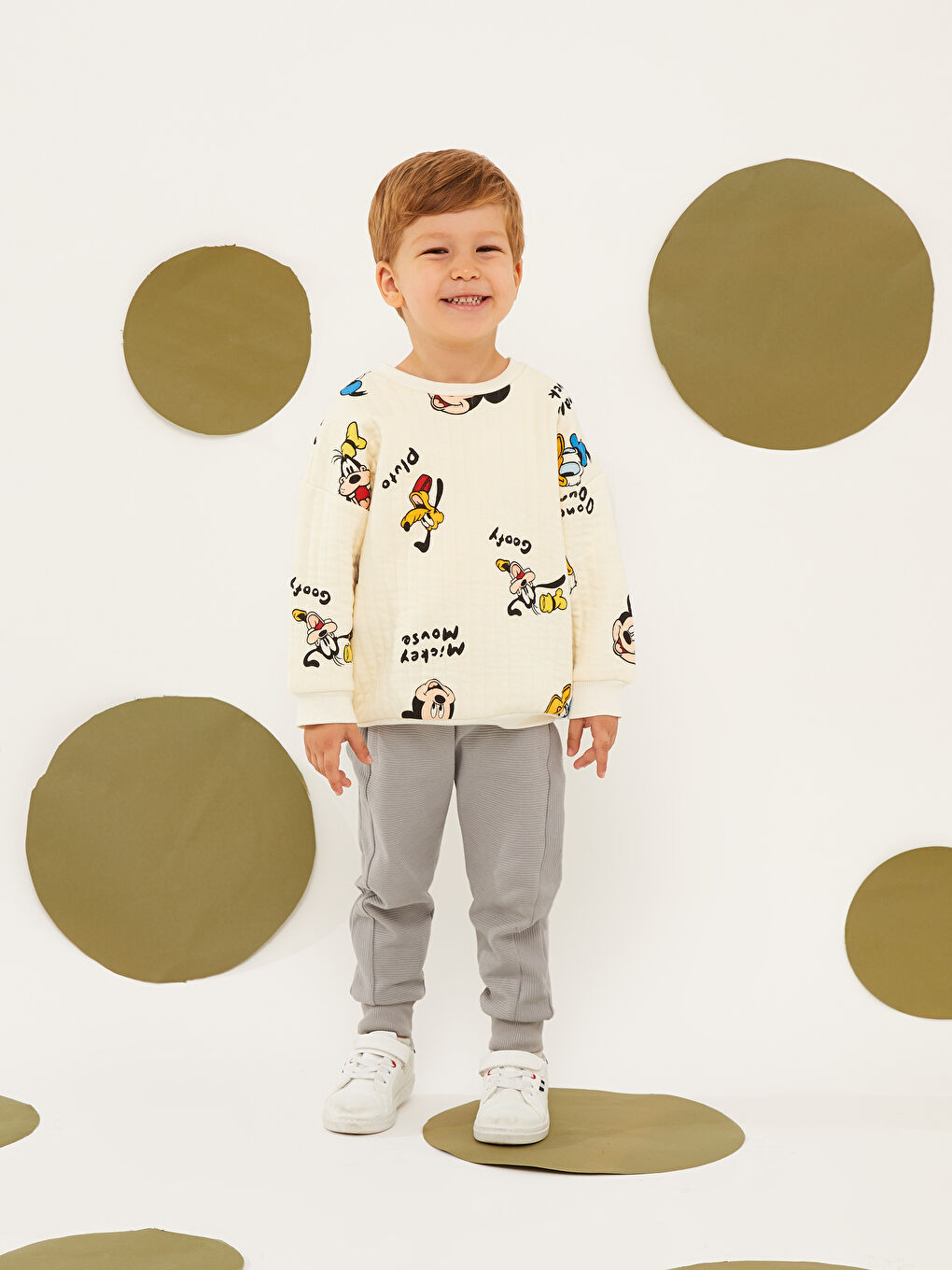 Elasticated Waist Basic Baby Boys' Tracksuit Bottom-1