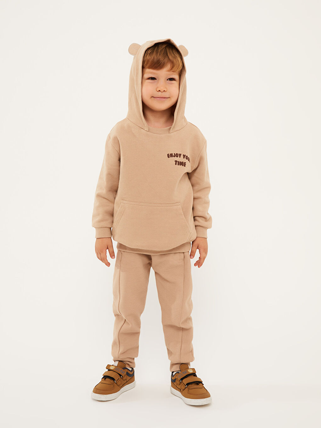 LCW baby Elasticated Waist Basic Baby Boys' Tracksuit Bottom -W29097Z1-S4M