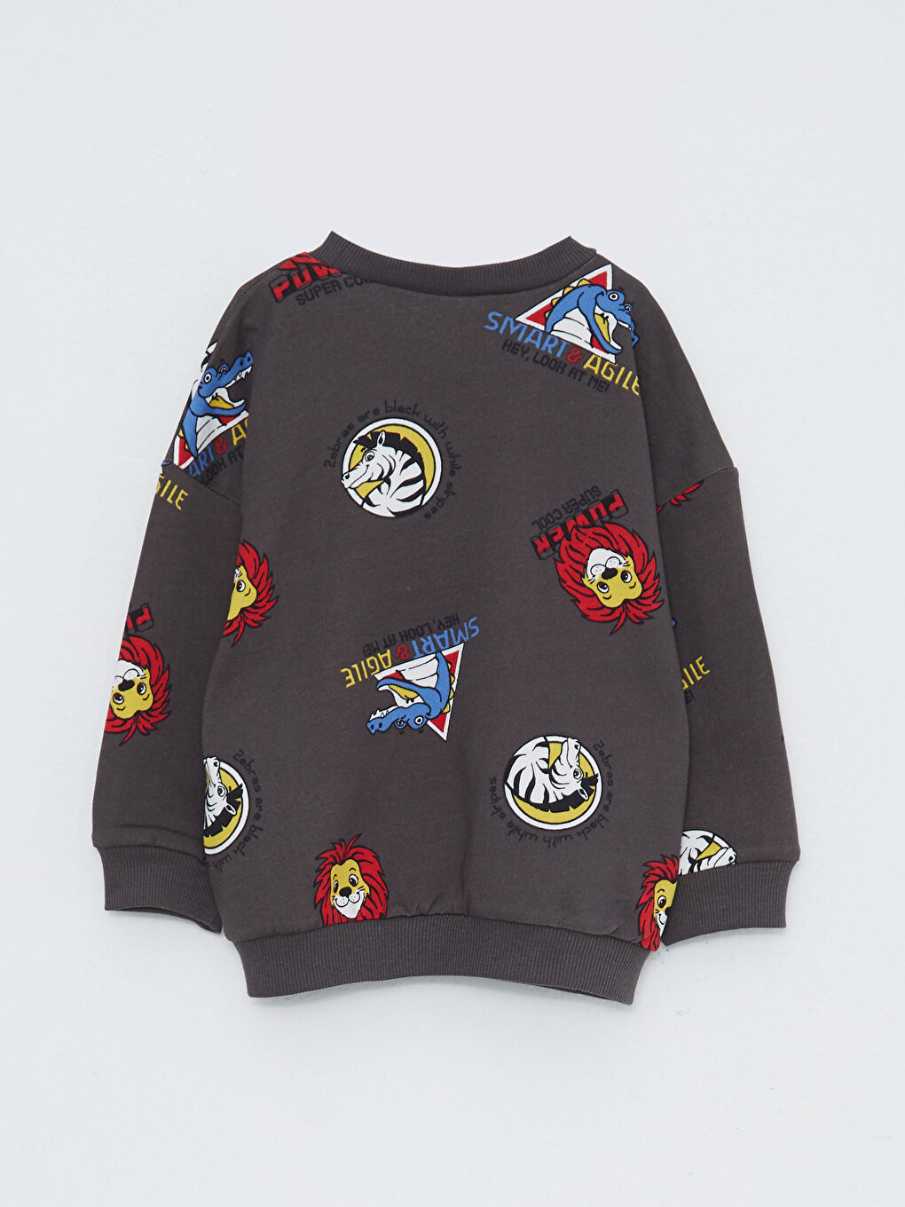 LCW baby Rundhalsausschnitt Langarm Bedrucktes Baby Jungen Sweatshirt -W29098Z1-LQ9