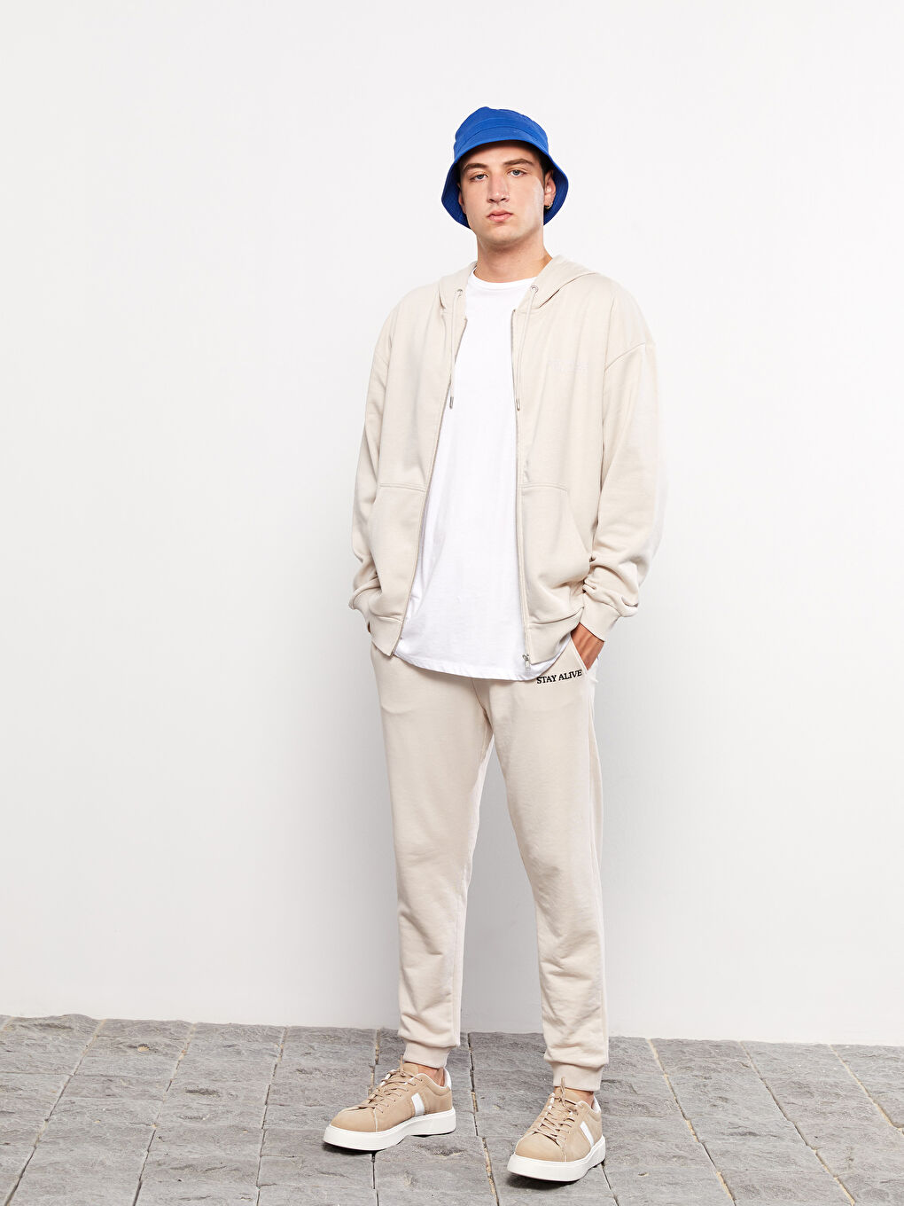 XSIDE Hooded Long Sleeve Printed Men's Thick Sports Cardigan -W29115Z8-RW0