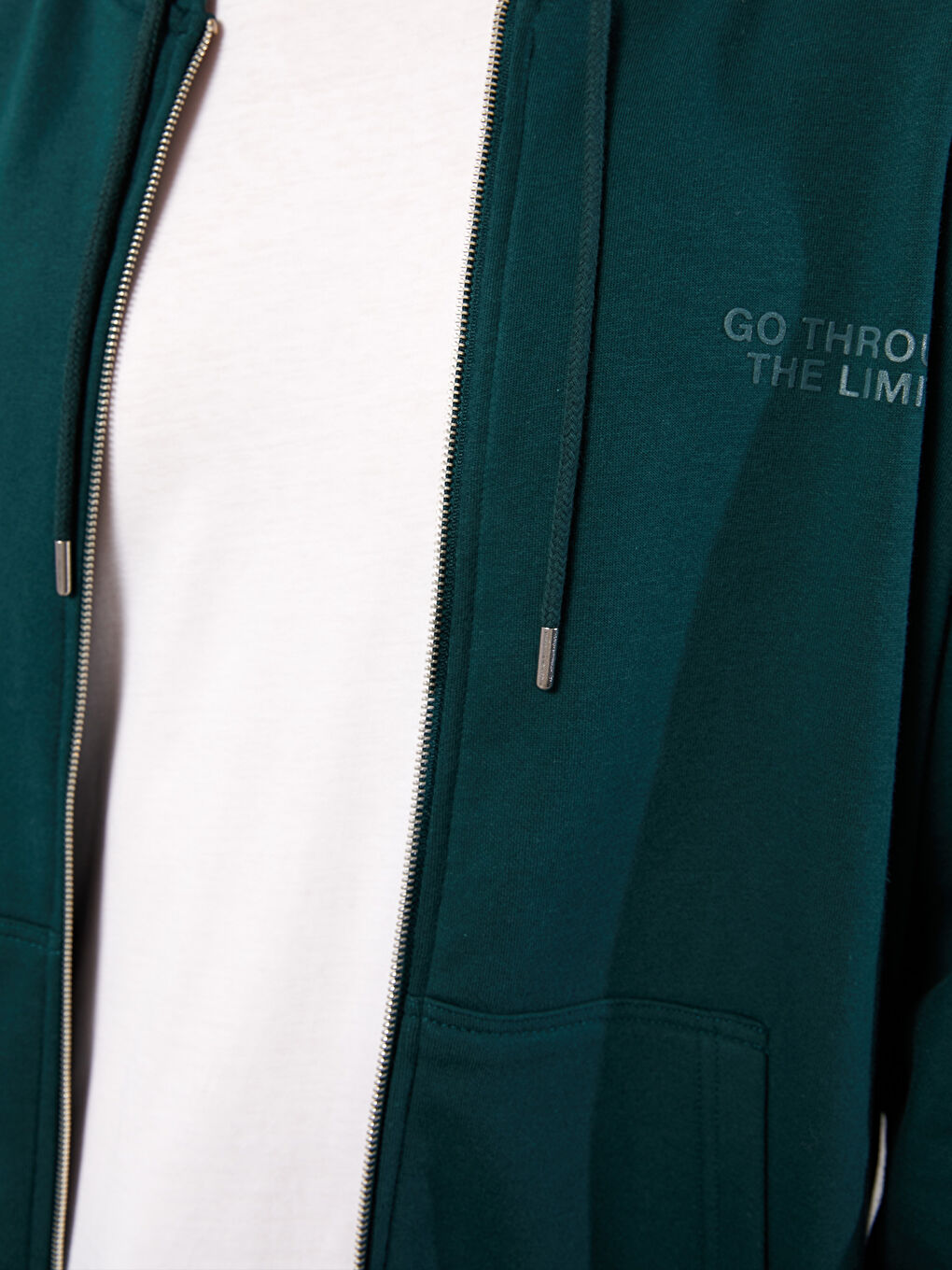 Толстый спортивный кардиган с капюшоном и длинным рукавом с принтом для мужчин-4