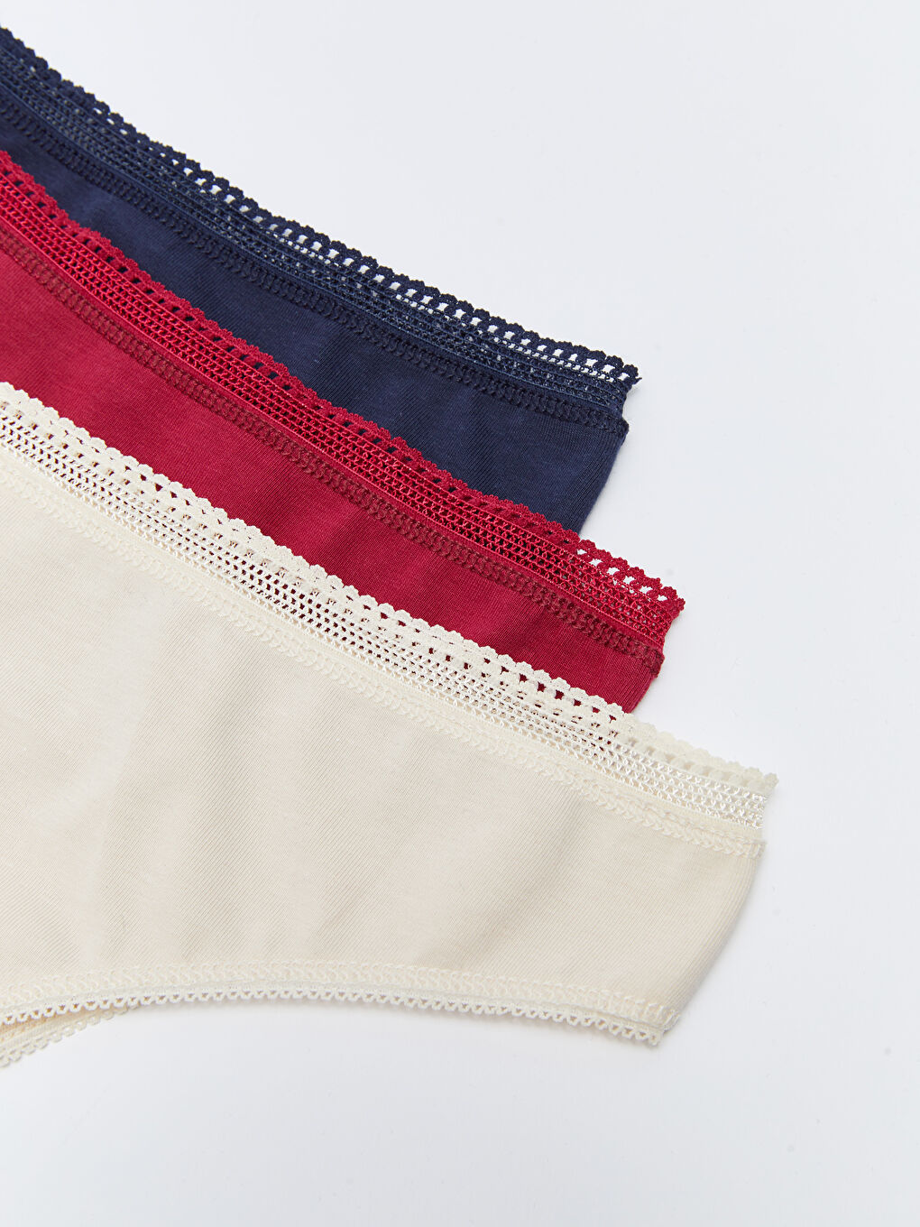 Mürdüm Düz Brazilian Külot 3'lü-2