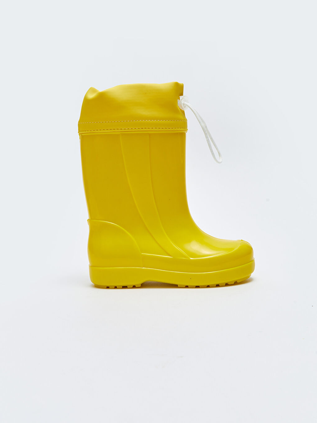 Sarı Elastik Bağcıklı Erkek Çocuk Yağmur Botu-1