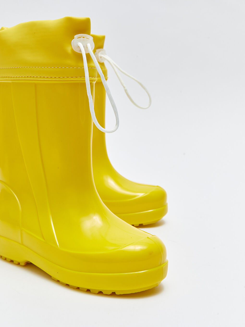 Sarı Elastik Bağcıklı Erkek Çocuk Yağmur Botu-2