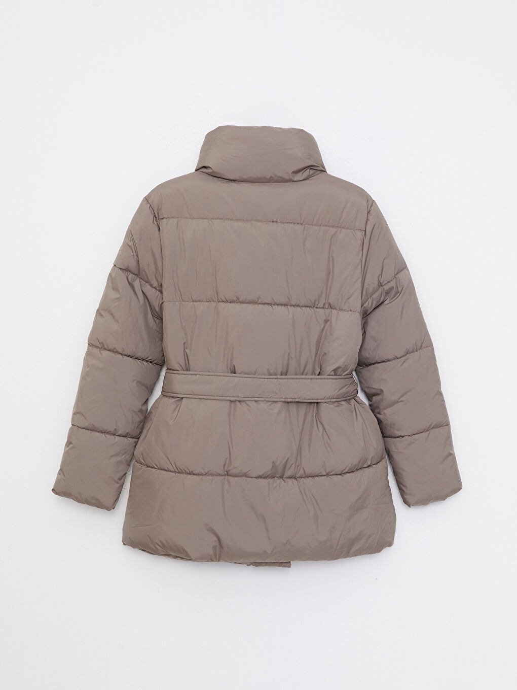 Turtle Neck Regular Long Sleeve Women's Puffer-6
