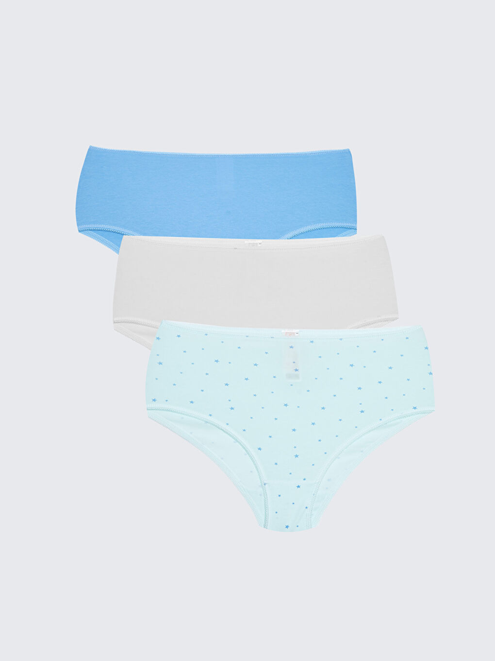 LCW DREAM Gemusterte Klassische Slips 3er-Pack -W29189Z8-LTY