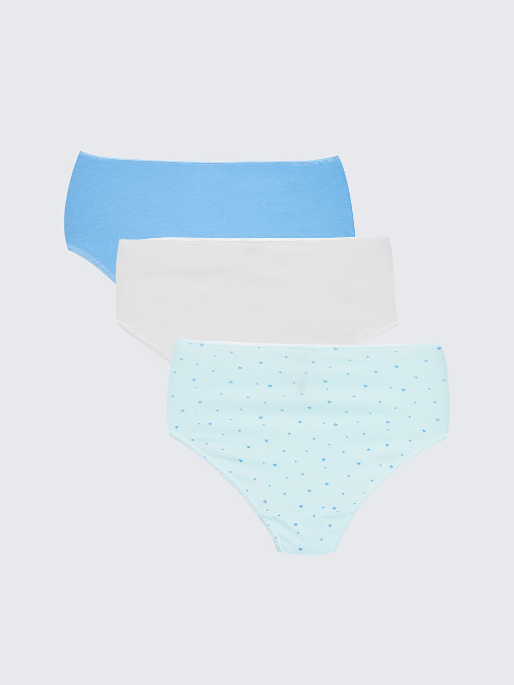 LCW DREAM Gemusterte Klassische Slips 3er-Pack -W29189Z8-LTY