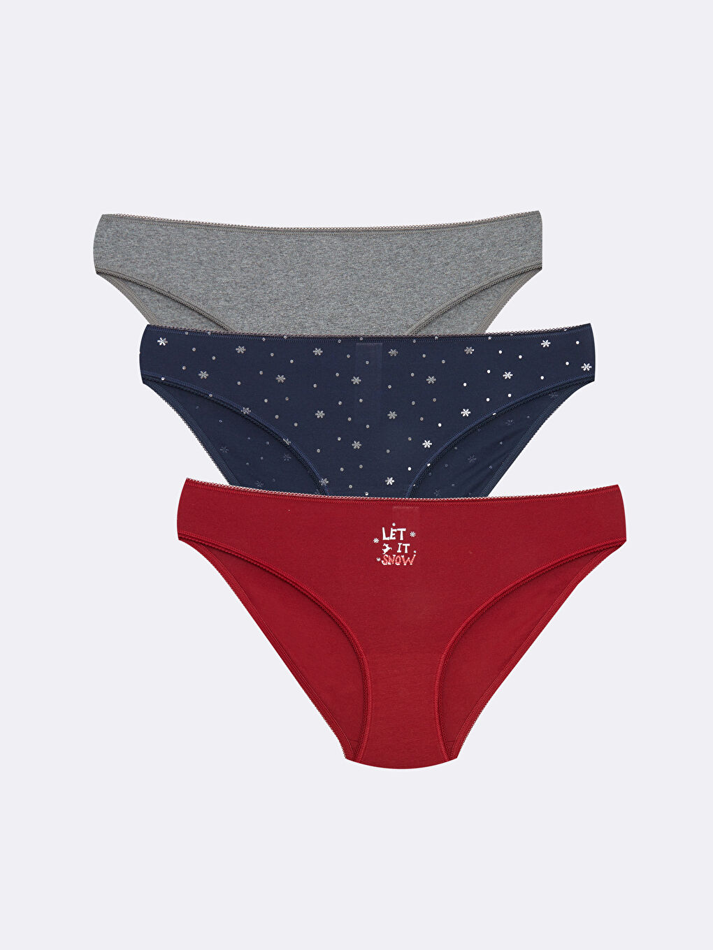 LCW DREAM Patterned Bikini Knickers 3-Pack -W29213Z8-LSJ