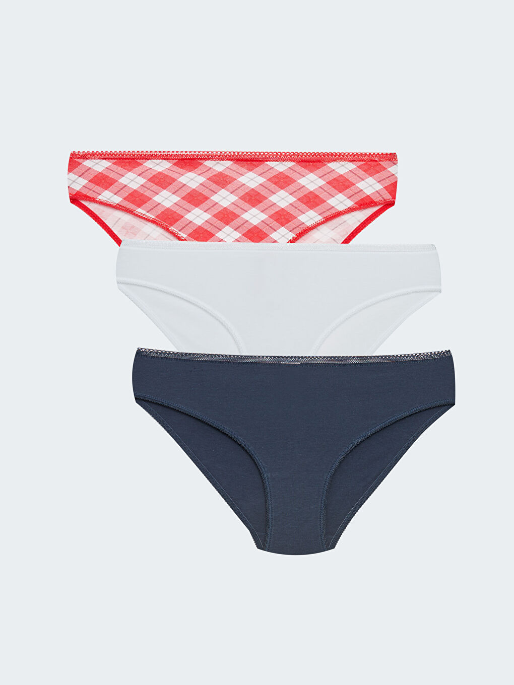 Patterned Bikini Knickers 3-Pack
