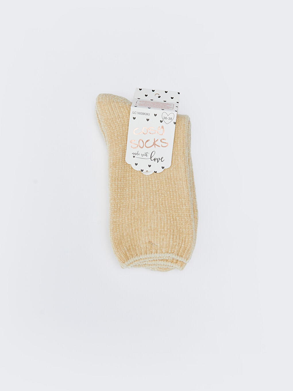 LCW DREAM Schlichte Samt-Socken für Damen -W29223Z8-HZZ