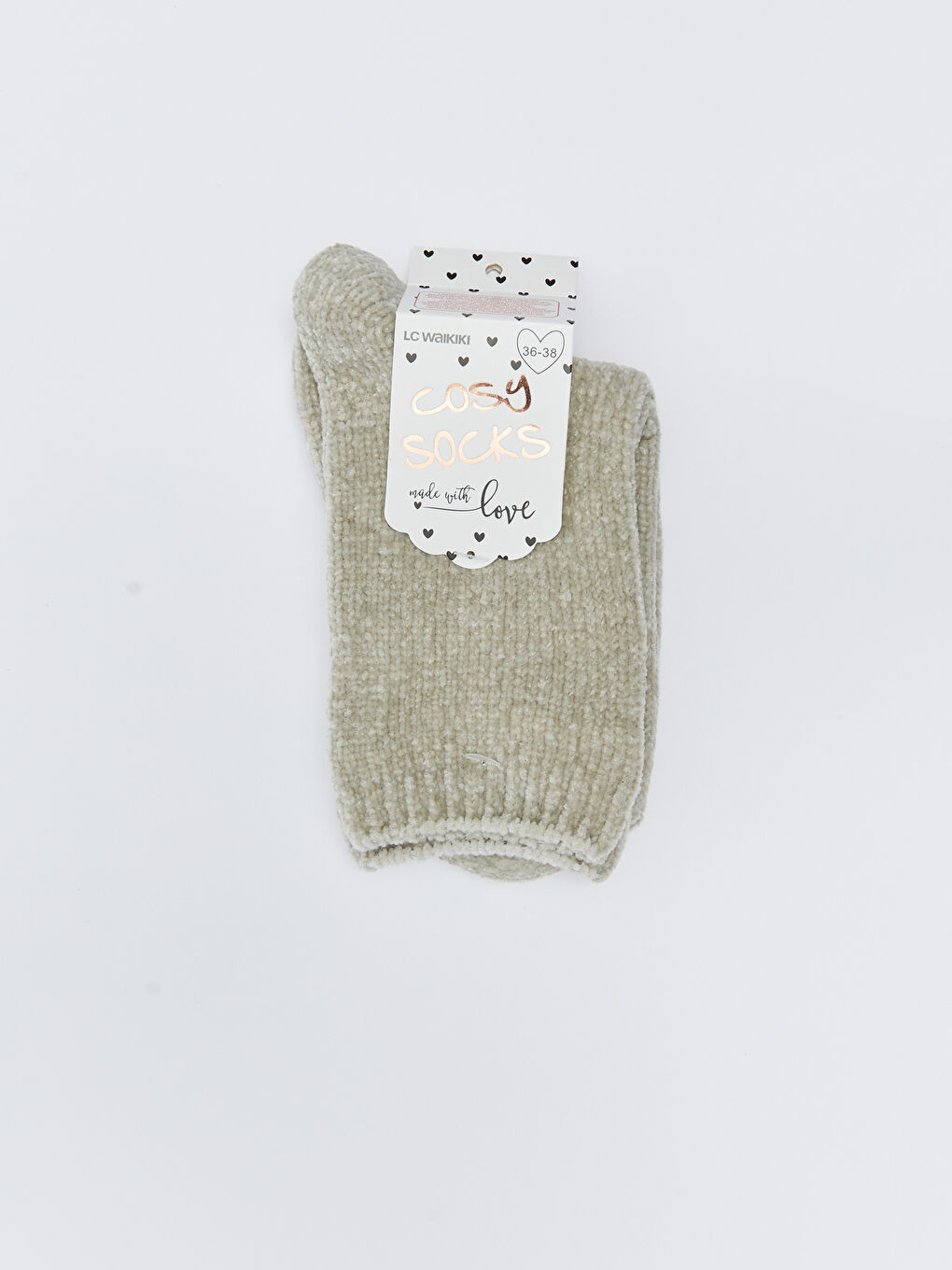 Plain Velvet Women's Home Socks
