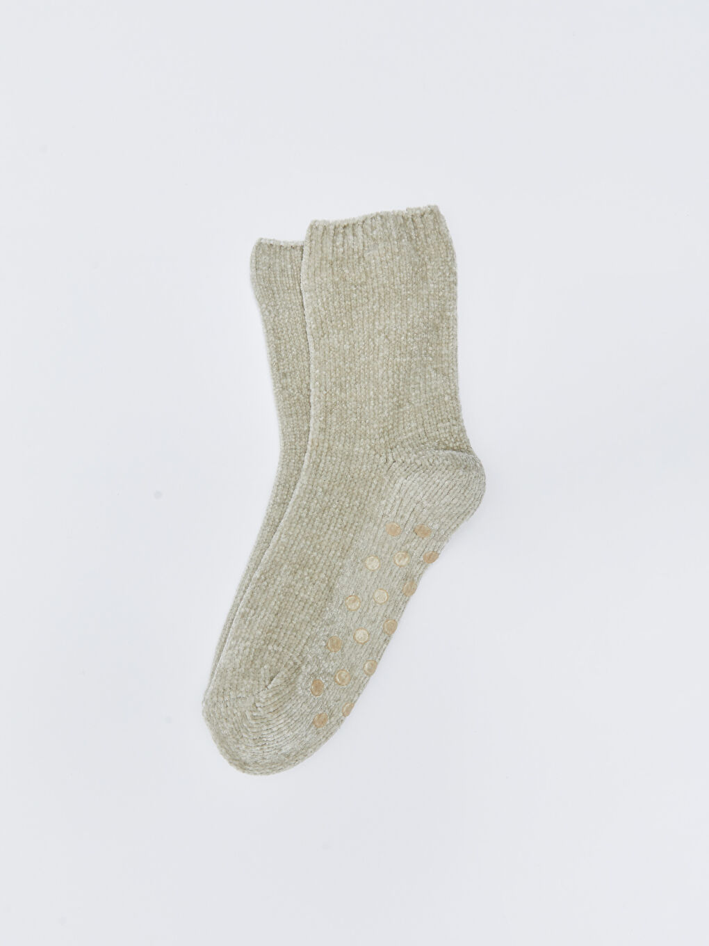Plain Velvet Women's Home Socks-2