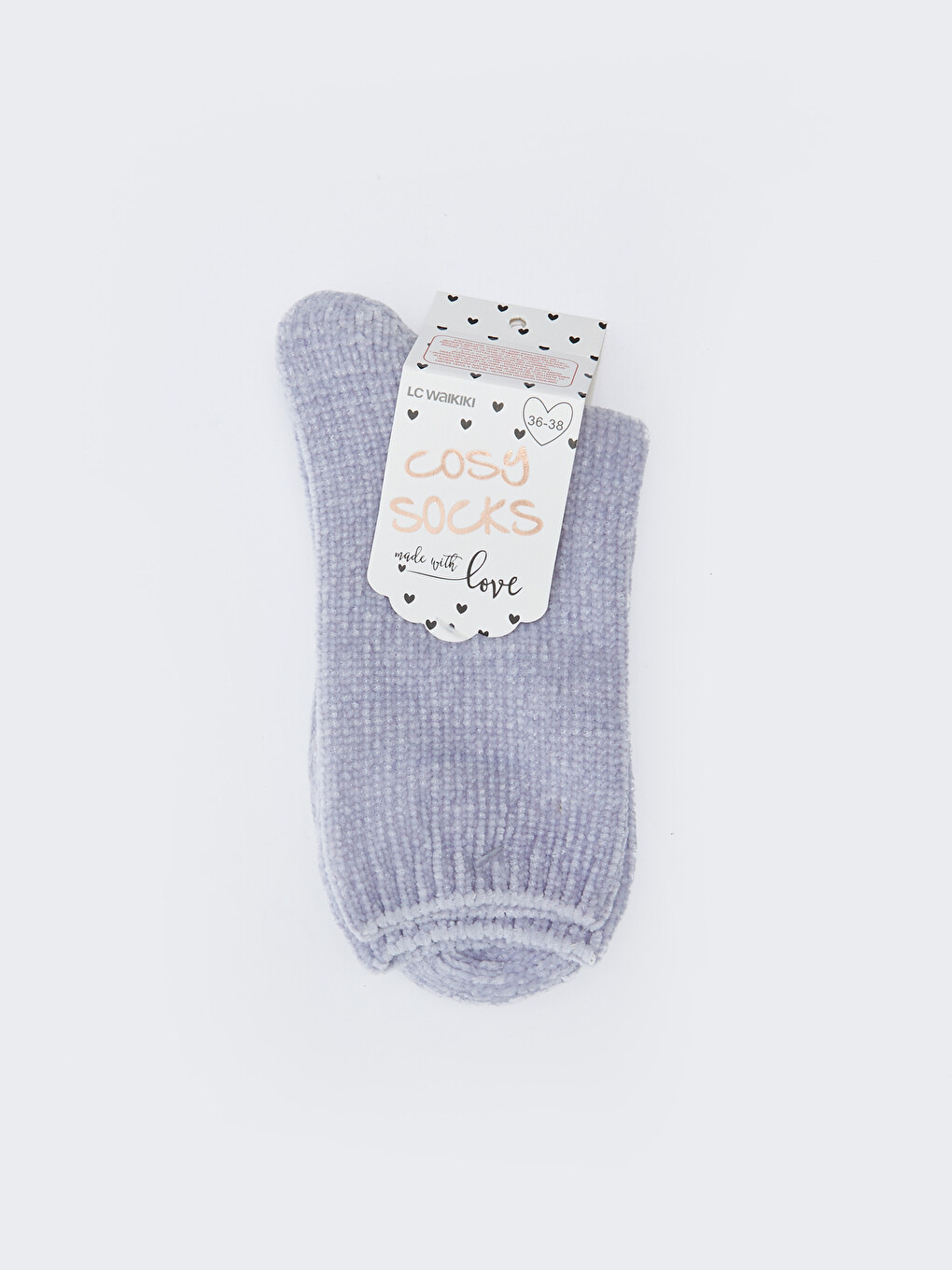 Plain Velvet Women's Home Socks