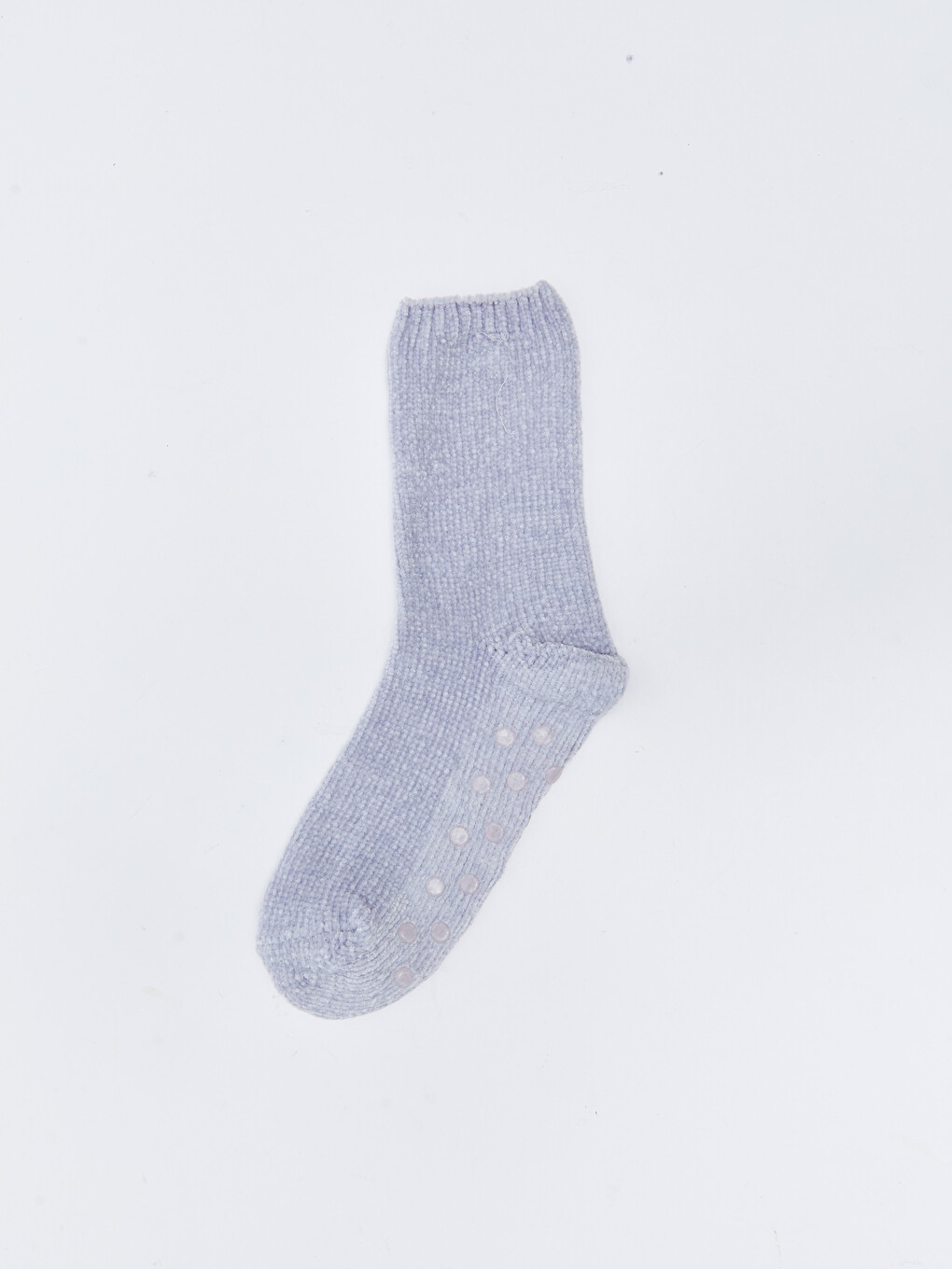 Plain Velvet Women's Home Socks-1