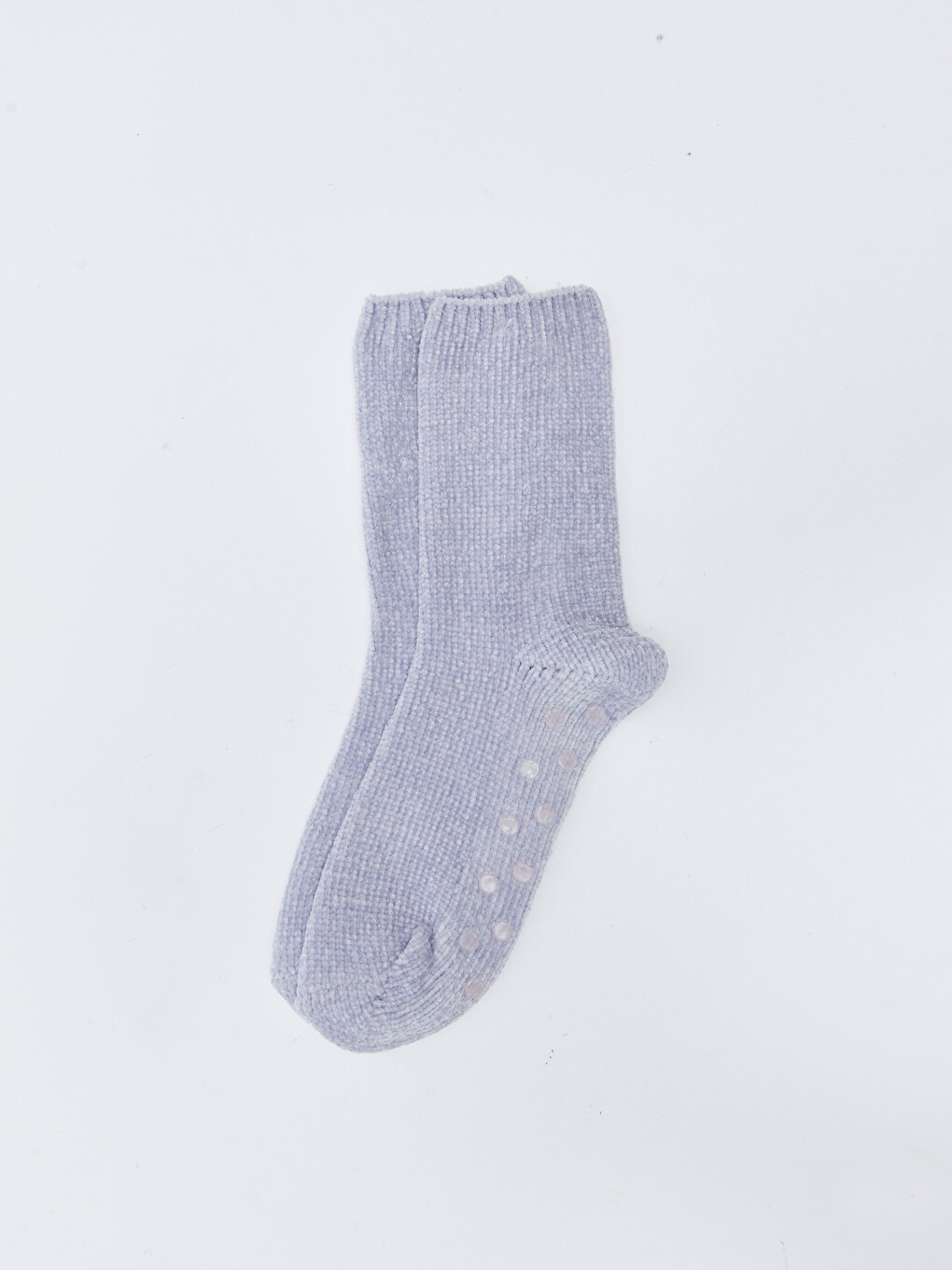 Plain Velvet Women's Home Socks-2