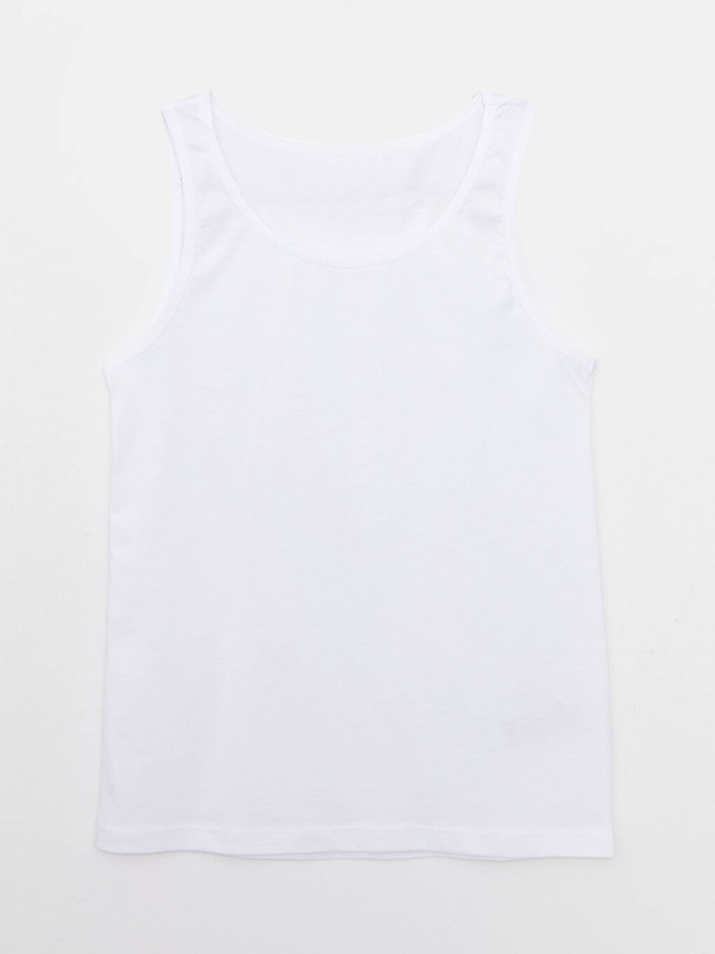 Lot de 2 Débardeurs Fille en Coton Col Rond-1