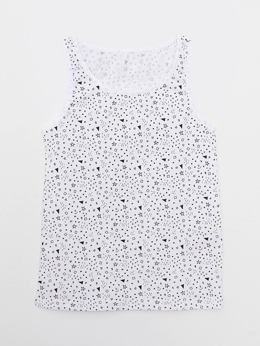 Lot de 2 Débardeurs Fille en Coton Col Rond-2