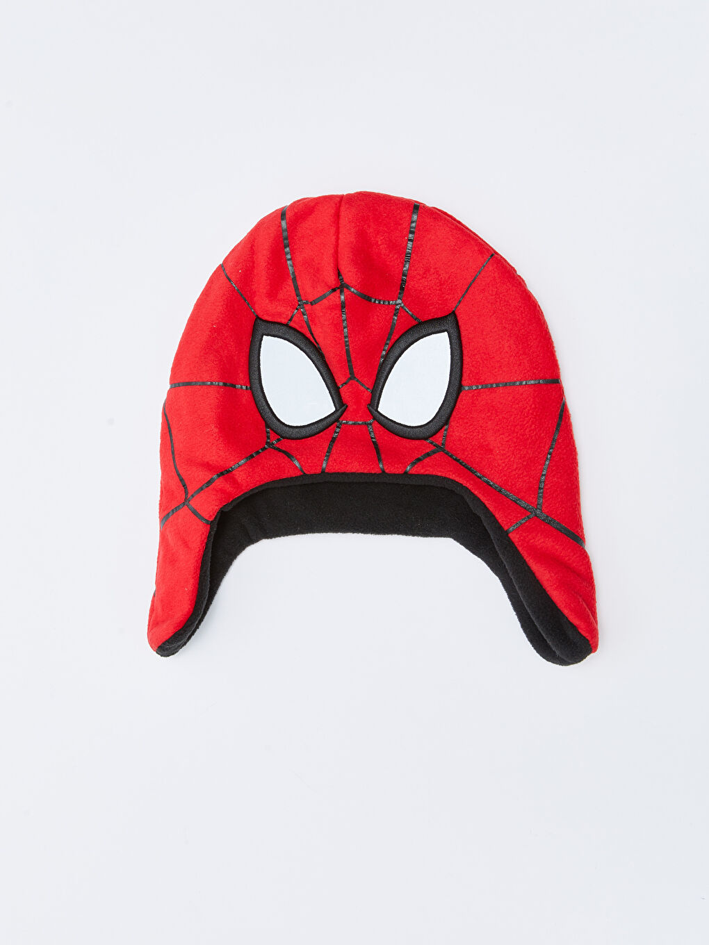 Kırmızı Spiderman Lisanslı Polar Erkek Çocuk Kar Şapkası