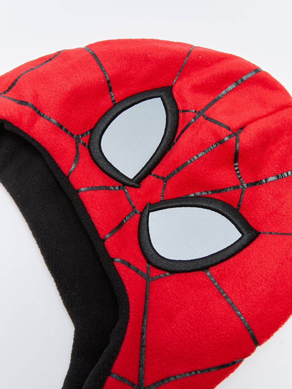 Kırmızı Spiderman Lisanslı Polar Erkek Çocuk Kar Şapkası-1