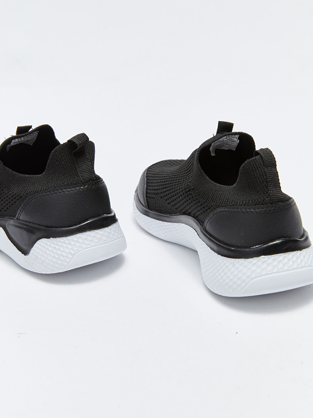 Siyah File Detaylı Erkek Çocuk Aktif Spor Ayakkabı-4