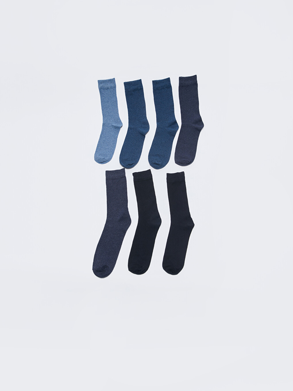 Plain Men's Ankle Socks 7 Pack-1