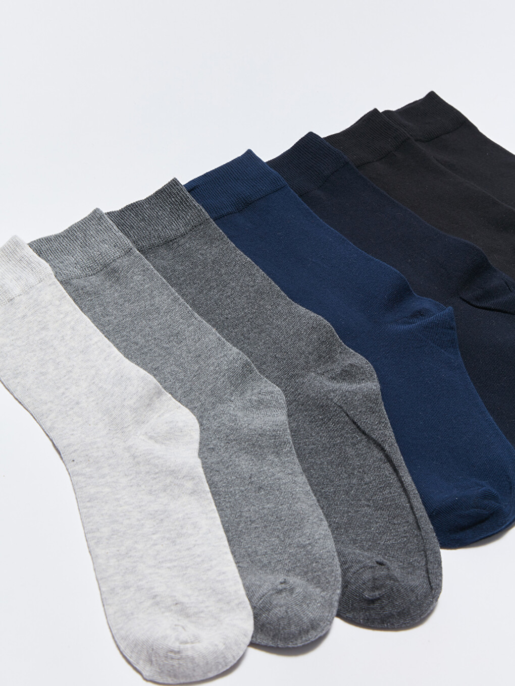 Plain Men's Ankle Socks 7 Pack-2