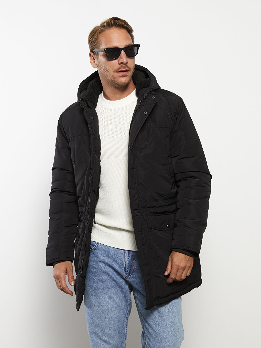 LCWAIKIKI Classic Parka za Muškarce sa Kapuljačom Standardnog Kroja -W29354Z8-CVL