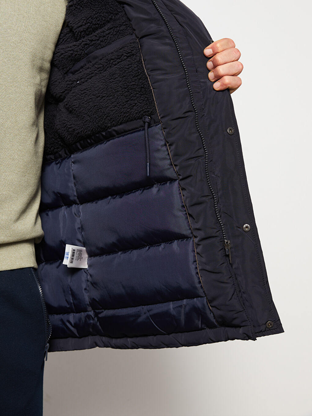 Regular Fit Hooded Men's Parka-2