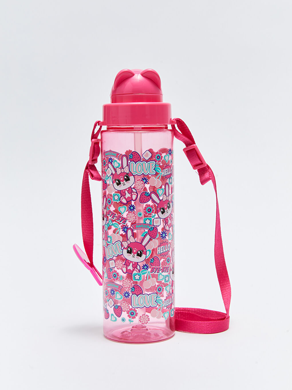 Karışık Baskılı Kız Çocuk Suluk 630 ml