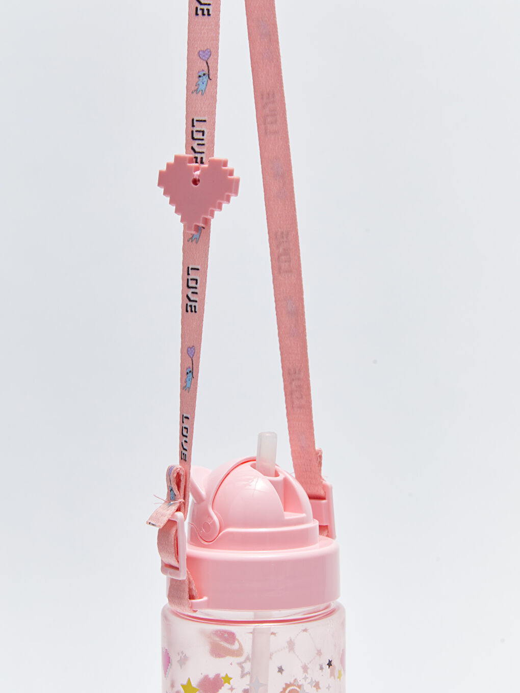 Karışık Baskılı Kız Çocuk Suluk 630 ml-1