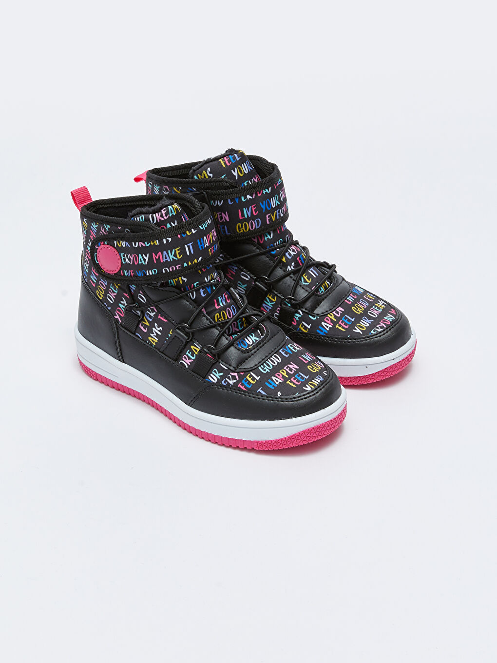 LCW STEPS Bedruckte Schnür-Klettverschluss Mädchen Stiefeletten -W29413Z4-LQJ