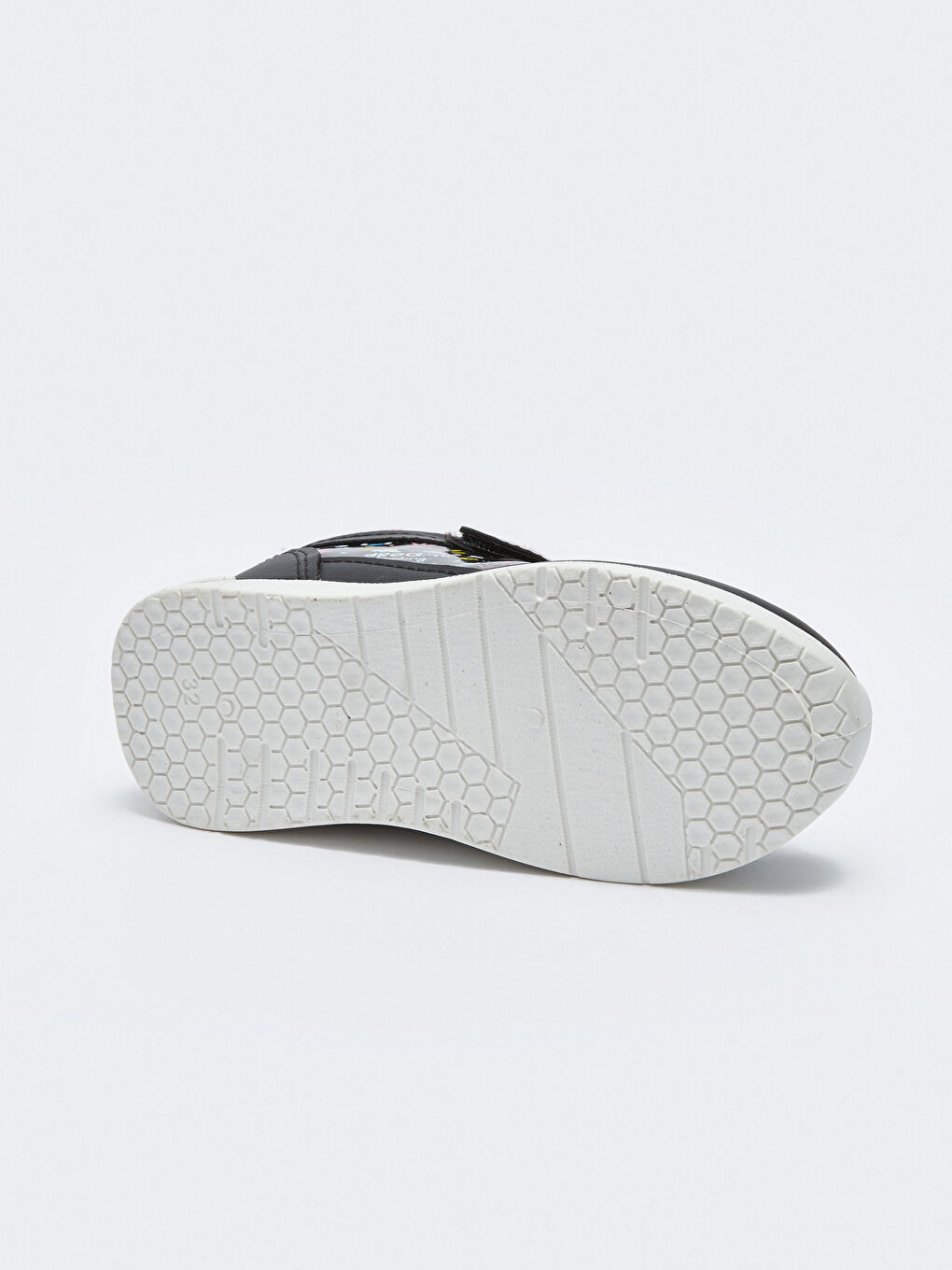 Siyah Baskılı Cırt Cırt ve Fermuar Kapamalı Kız Çocuk Bot-3