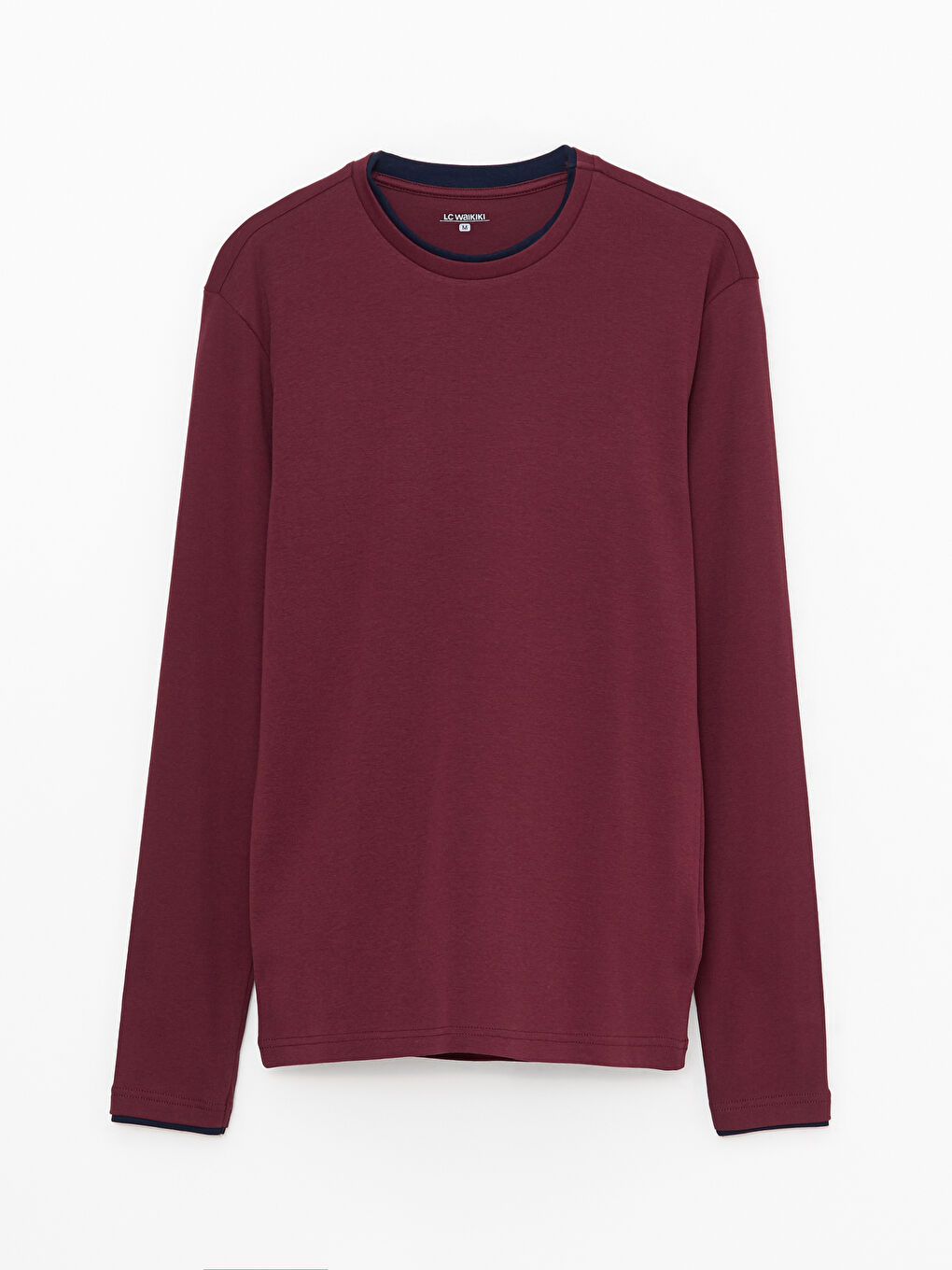 Crew Neck Long Sleeve Men's Pyjama Top-5